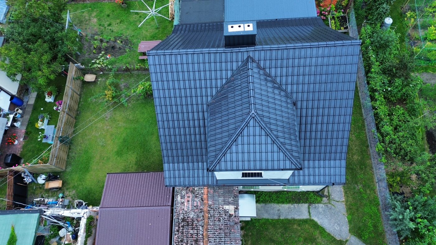 Kompletny dach po realizacji